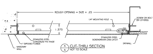B-PT Series Measurements Diagram