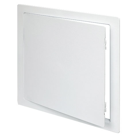 14x14 hinged, white Styrene Plastic Access Panel