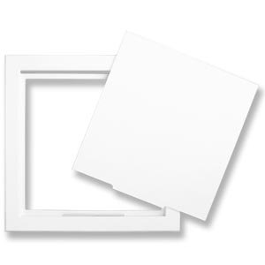 &nbsp;5x5 E-Z Access II - for walls only - white HIS Plastic Access Panel
