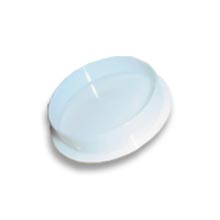 Mini-Port Access Cover, Round, 2 inch diameter, white Plastic, 144pc Master Carton