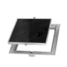 FT-8080 Recessed for Tile, Carpet, or Concrete, Removable Cover Floor Access Door, Aluminum