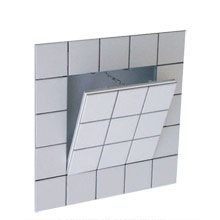 System F3 - Non-hinged, Removable, Recessed for 1/2, 5/8 and 1" inch backboard for tiling