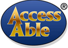 The original plastic access panels with reversible frame by Access Able